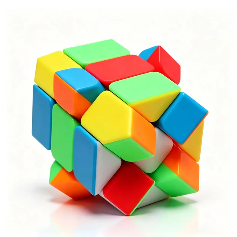 Maigc MY YJ Fisher Cube 3x3x3 Speedcube, rompecabezas de giro suave, juguetes educativos para niños y adultos, cubo de Rubik profesional