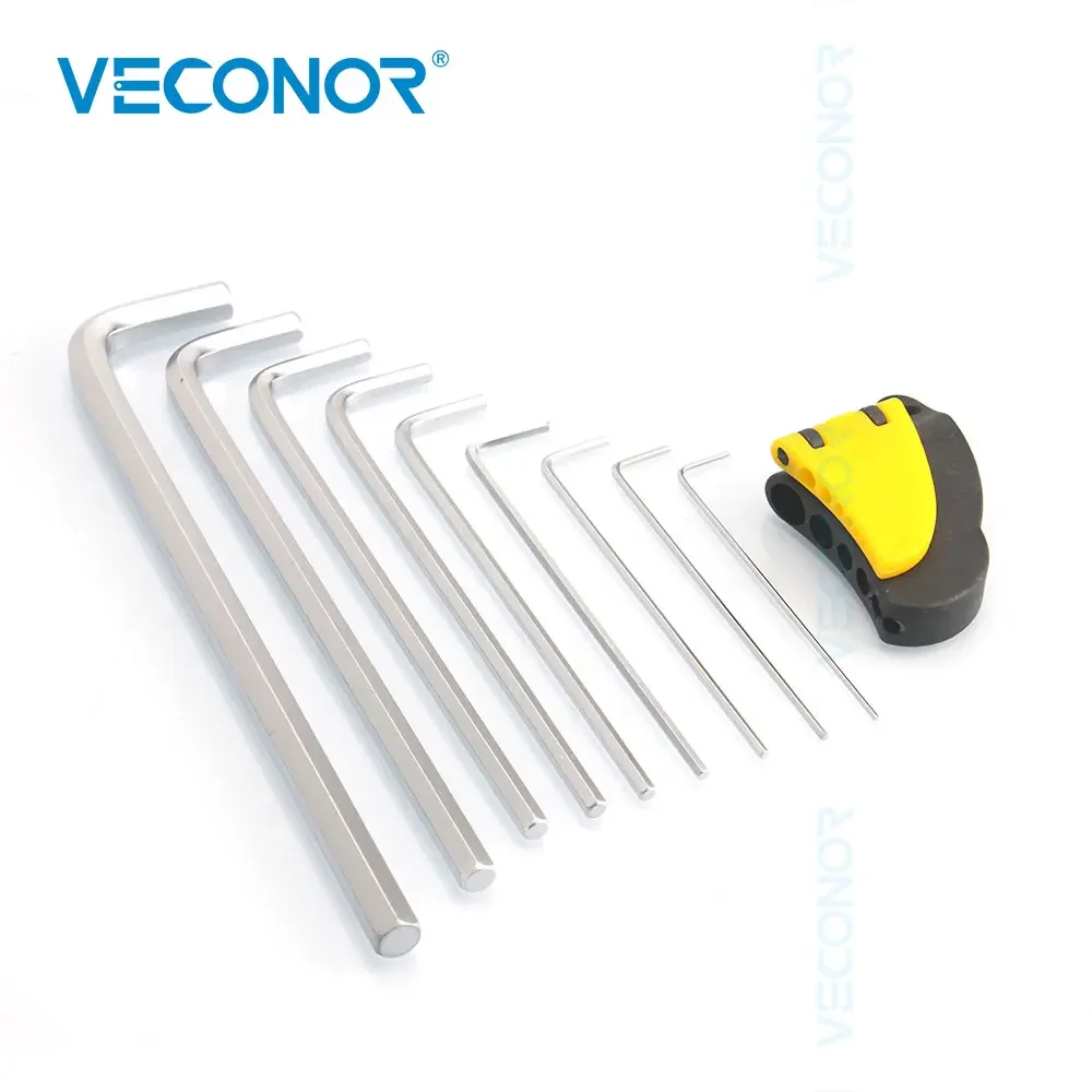 9-Piece Hex Key Set Hex Wrench Set Flat Head 1.5 To 10mm