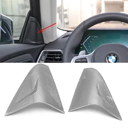 Styling Treble Speaker Covers Front Door High Range Horn Loudspeaker Lid Stickers for BMW 2 Series Gran Coupe F44 2020 2021-2023