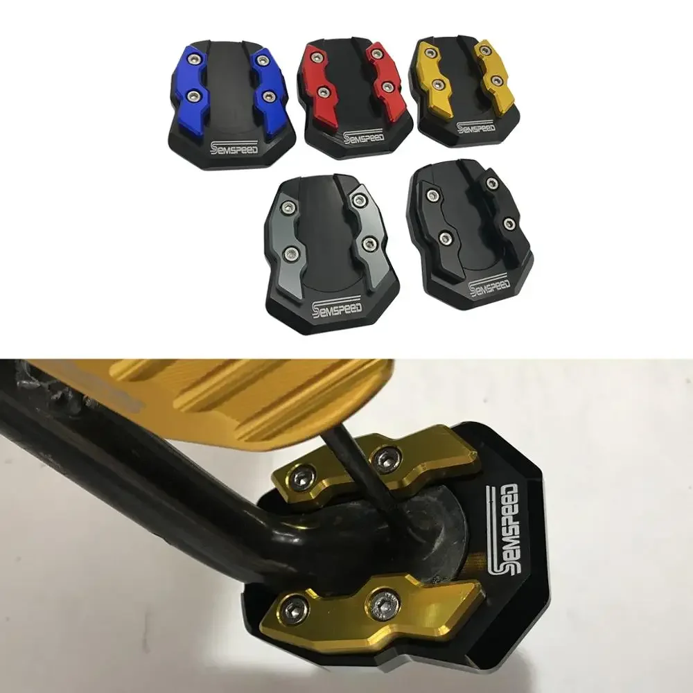 

Motorcycle CNC Kickstand For YAMAHA NMAX155 N-MAX 155 125 150 2015-2020 Foot Side Stand Extension Pad enlarge Plate