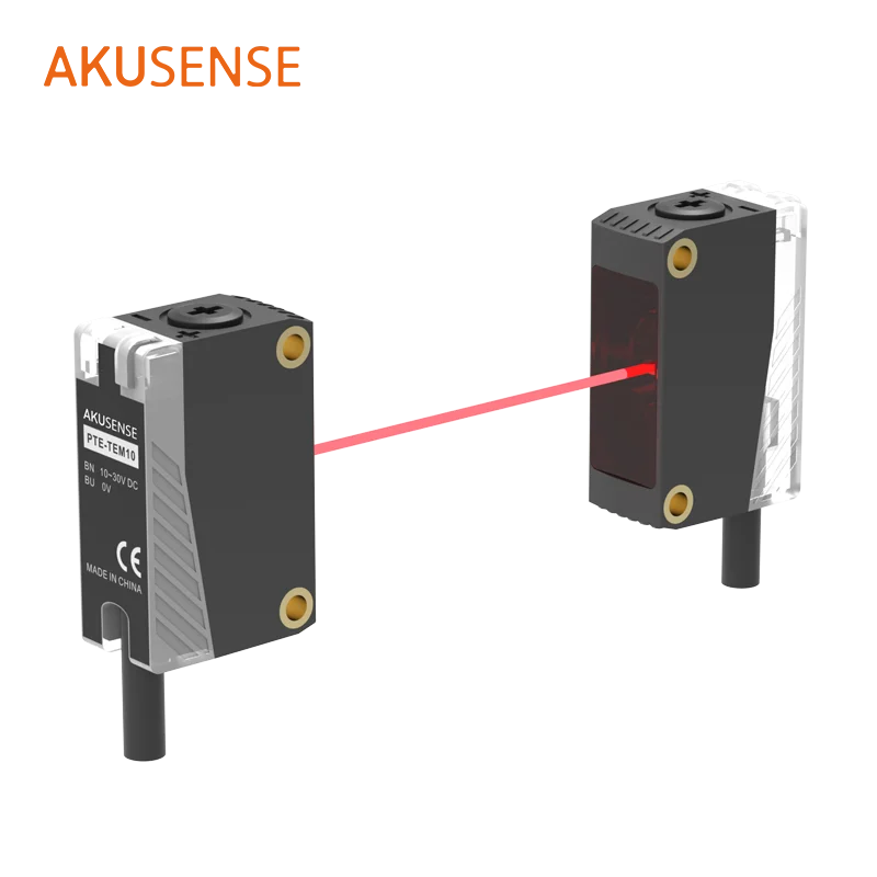 Akusense New Model 30M Sensing Distance Through-beam Laser Distance Sensor ELE-TM30N