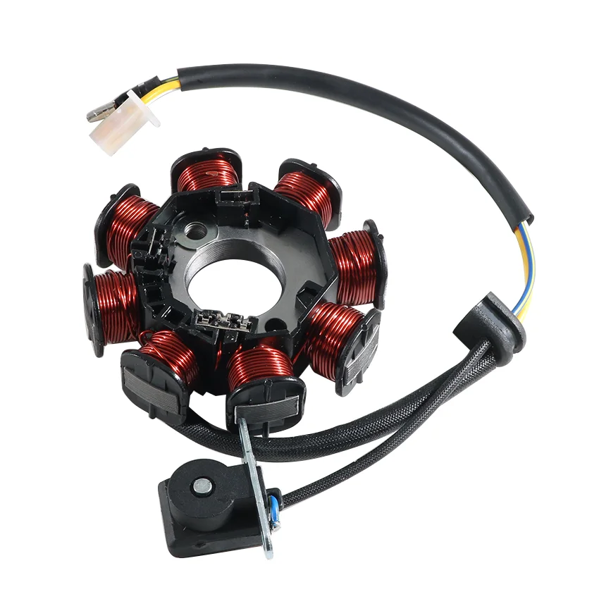 

Motorcycle Magneto Engine Generator Stator Coil For Kawasaki AX125 Fury 125R Kaze Hit AN112 Edge R VR ZX130 Xcite 21003-0040