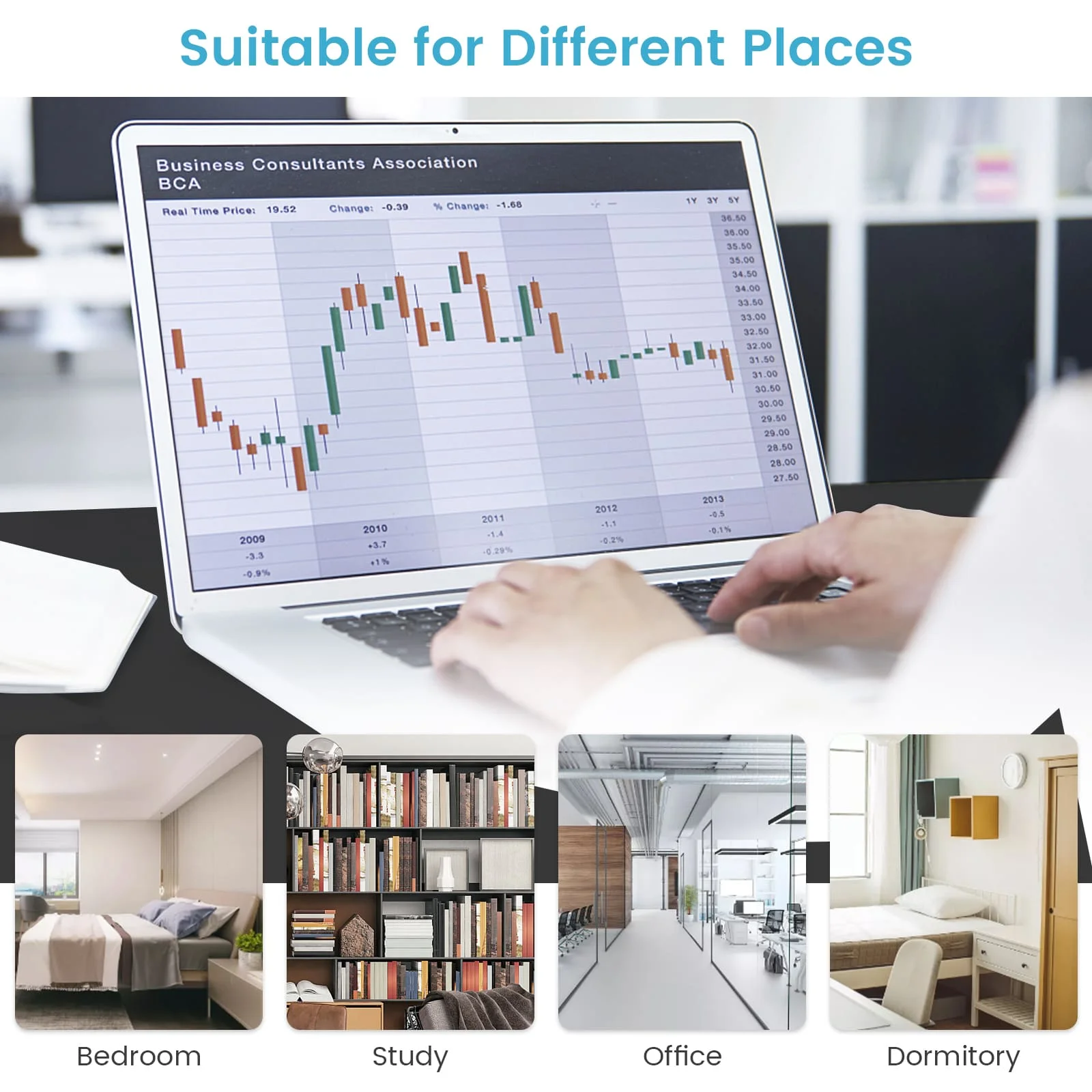 Gflame-مكتب خشبي أسود مع درج ، درج لوحة مفاتيح قابل للسحب ، مكتب كمبيوتر #5