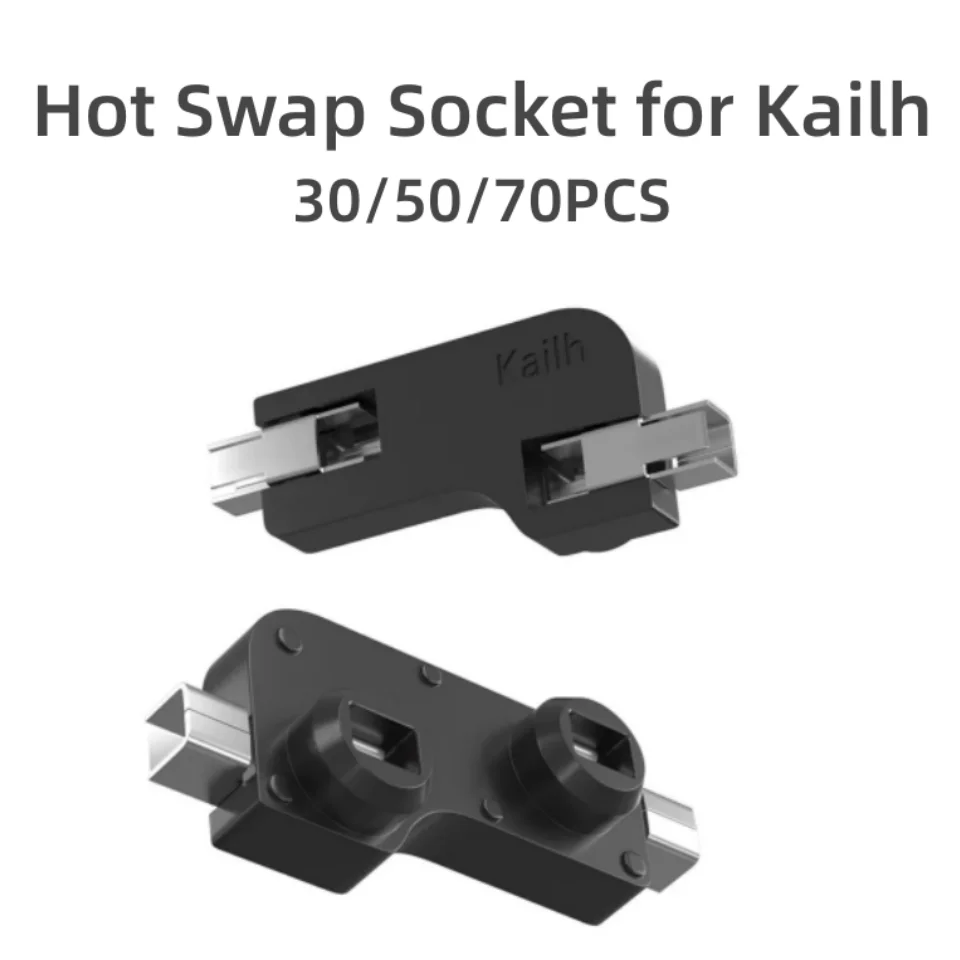 70Pcs Kailh Hot-swappable PCB Socket Hot Plug CPG151101S11 For MX Cherry Switches Outemu Mechanical Keyboard Axis DIY Connector