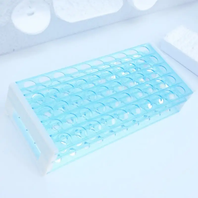 

3-Tier Test Tube Rack 15Mm Plastic Holder For School Laboratory Supplies Detachable Easy To Install Storage Stand