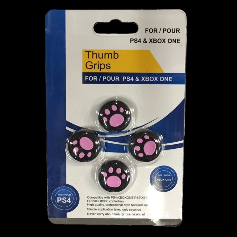 부드러운 표면 디자인 실리콘 엄지 스틱 그립 캡 커버, C.a.t 발