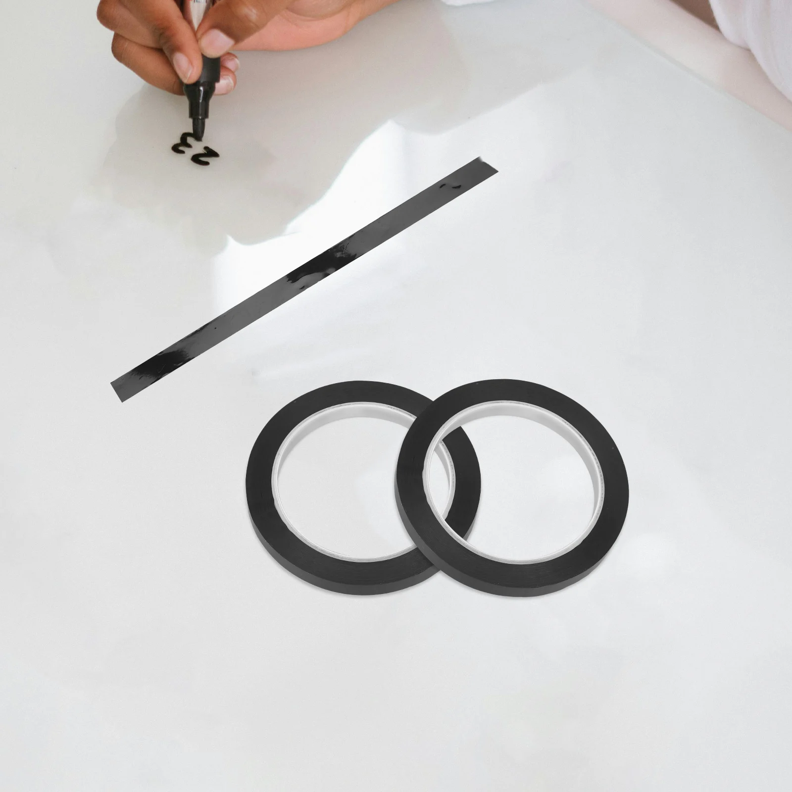 

6 Rolls High Temperature Resistant Insulation Tape Chart Lining Grid Marking for Whiteboard