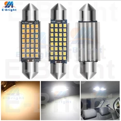 2PCS Canbus 44mm 41mm 39mm 36mm 31mm DC 12V 24V C5W 2016 LED 28SMD 32SMD Car Festoon Courtesy Reading Clearance Dome Light 6500K