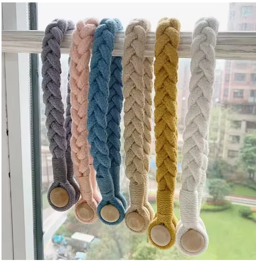 Curtain Straps Made of Log Style Simple Modern Curtain Buckle