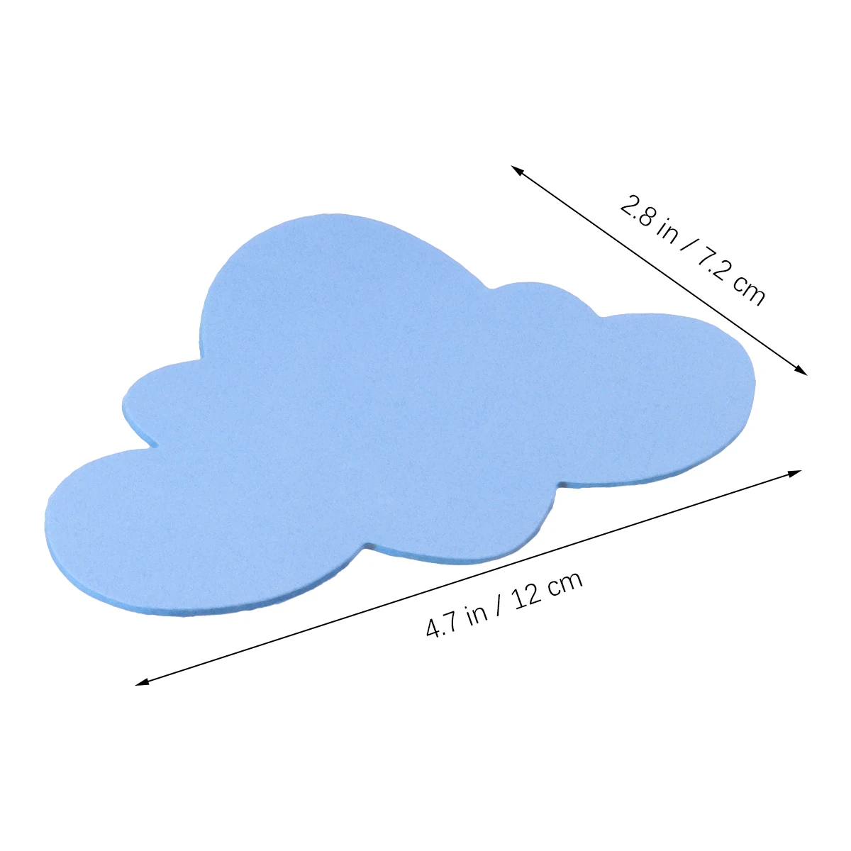 

24pcs Nursery Decor Clouds Wall Sticker Stickers EVA Foam Decor Kids DIY Crafts Nursery Classroom Project