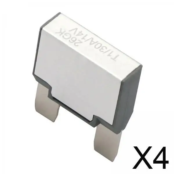 Motorcycle Thermal Circuit Breaker Wide Blades Auto Reset 30A Metal Plastic Accessory for RV Yacht Ship Electrical