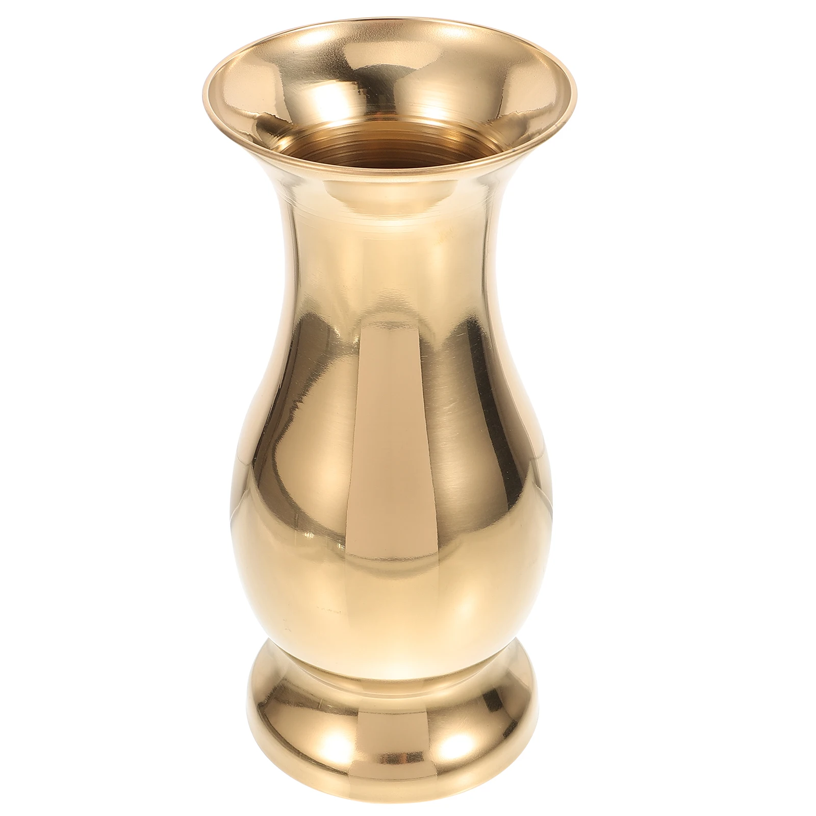 

Stainless Steel Metal Vase 700ml Simple Appearance Creative Home Decor Tabletop Flower Holder Centerpiece