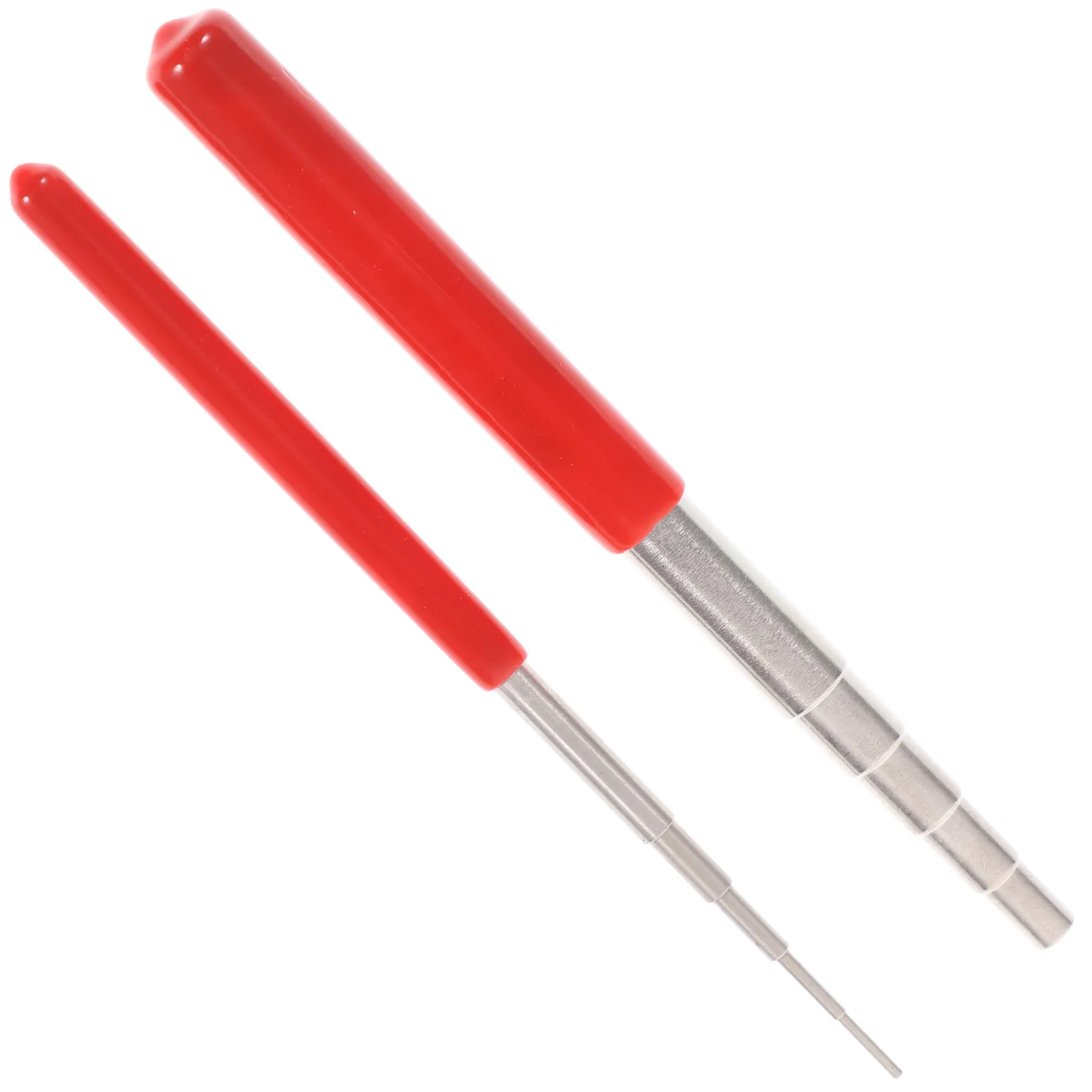 2Pcs Steel Mandrel Wire Wrapping Set Lightweight Portable Jewelry Making Tool for Wire Loop Jump Ring Beading DIY Craft