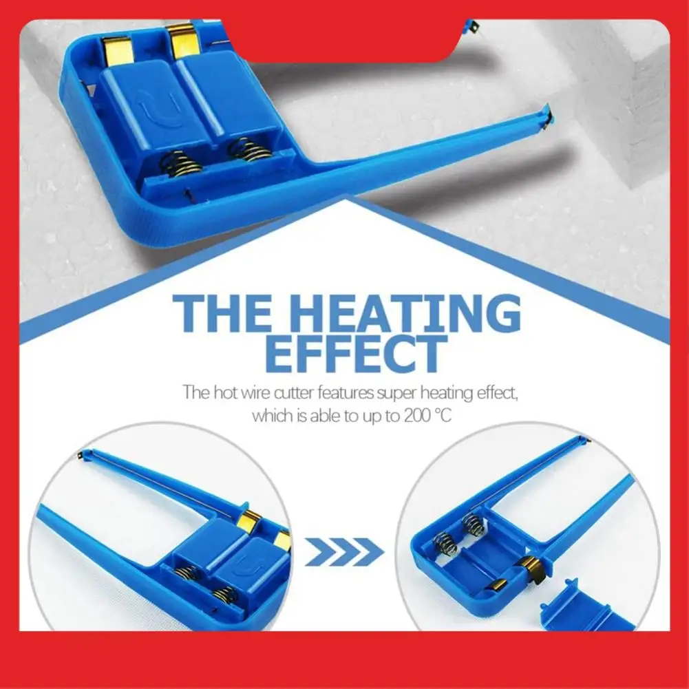 

A32HOT-1 Piece Blue Hot Wire Electric Foam Cutter Kit Styrofoam Cutting Tool Heated Foam Carving Knife Kit For DIY Crafts