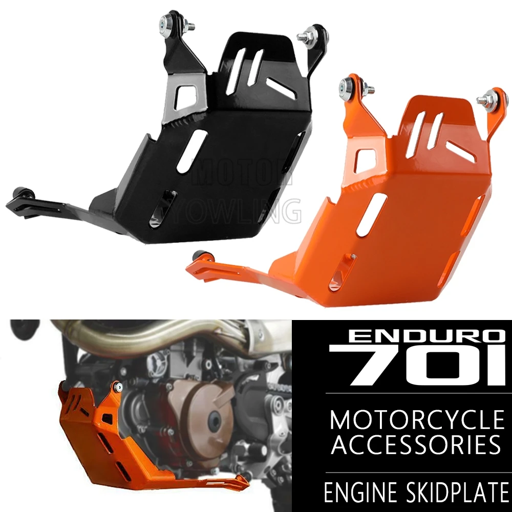 

Bash Skid Plate Engine Guard Lower Chassis Cover For Husqvarna 701 Enduro Supermoto 701 2016-2022 2023 Motorcycle Accessories
