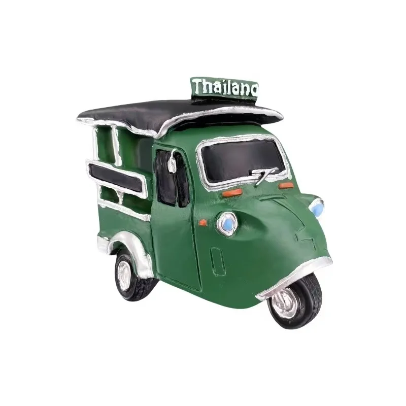 تايلاند، بانكوك، فوكيت، كوه ساموي، تشيانغ ماي، سياحة دراجة ثلاثية العجلات مميزة، ديكورات تذكارية، ملصقات رسائل، تبريد #2