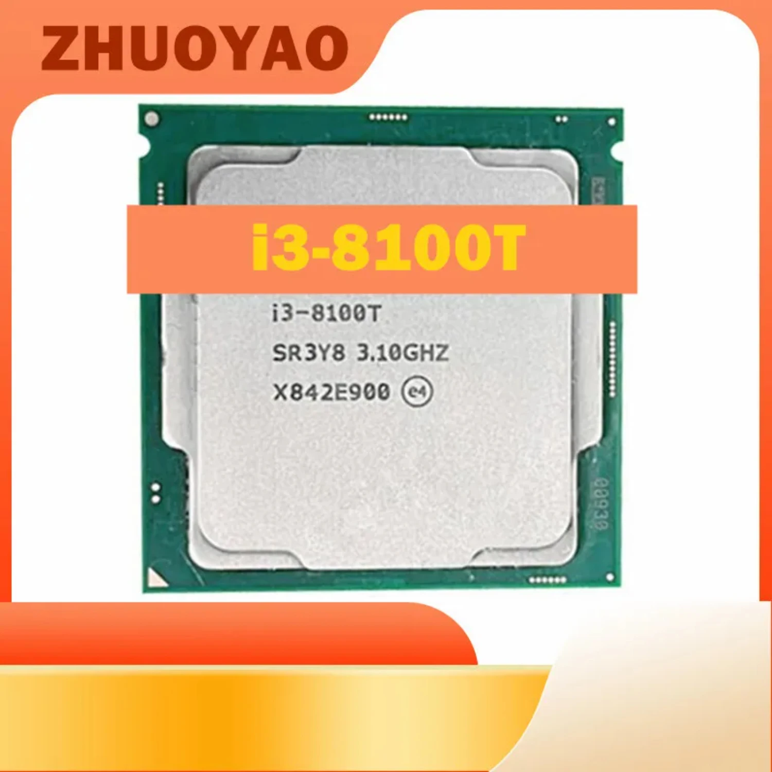 

Core i3-8100T 3.1G 6 МБ ЦП i3 8100T Разъем 1151/H4/LGA1151 Четырехъядерный процессор 14 нм LGA1151