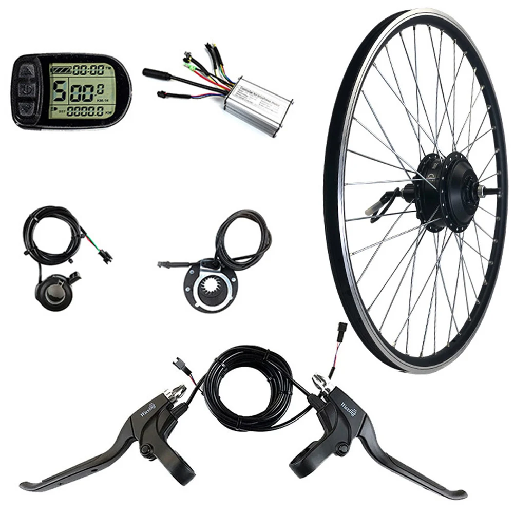 Enhance Your Bike's Performance with this 48V 250w Ebike Rear Hub Wheel Motor Conversion Kit for 26 inch Bicycle