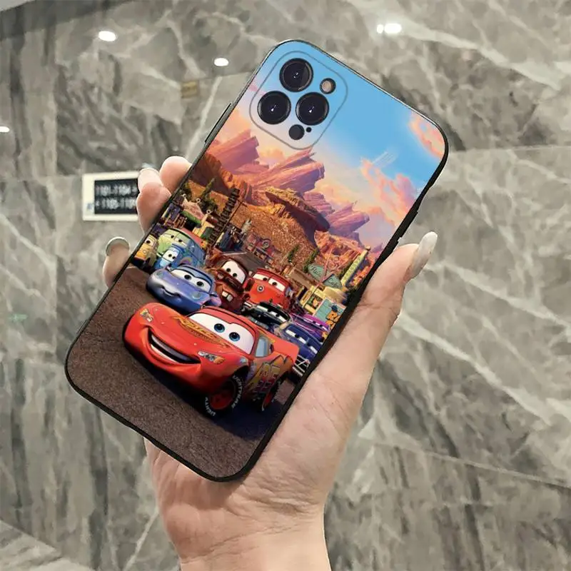 Disney Cars Lightning McQueen Phone Case For iPhone 8 7 6 6S Plus X SE 2020 XR XS 14 11 12 13 Mini Pro Max Mobile Case