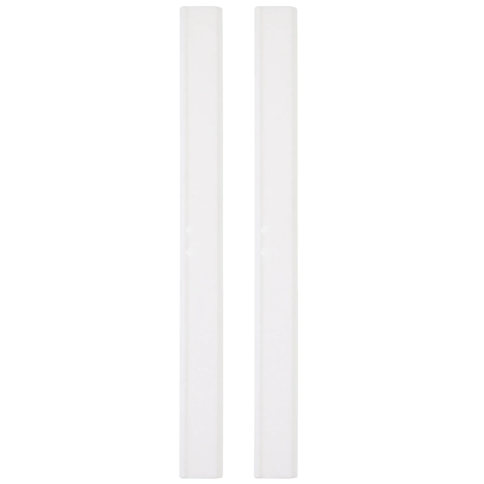 2Pcs Professional Grade Squeegee Rubber Strip Replacement for Window Shower Cleaning Silicone Rubber Refill Blades Long Service
