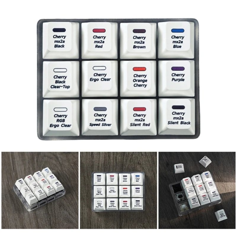 Клавиатура Cherrys MX Switching Tester Switcher Sampler Механические клавиатуры 12 клавиш
