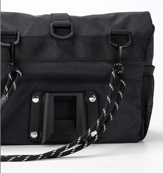 Fahrrad-Lenkertasche, 5 l-7 l, Fahrradtasche mit Schweinenase, passend für Brompton Dahon Faltrad, multifunktionale wasserdichte Tasche – Detail 6