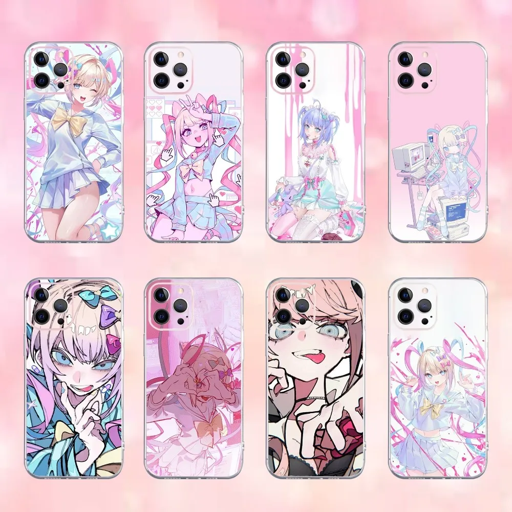 

N-Needy Streamer Overload Phone Case For iPhone 16e,16,15,14,13,12,11 Plus,Pro,Max,XR,XS,X,Plus,SE,Mini Transparent Soft Cover