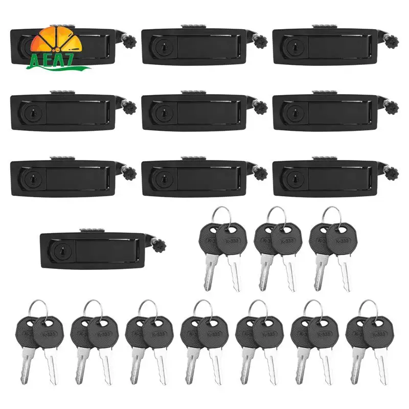 

AEA7-10PCS компрессионная защелка, регулируемый рычаг, ручной замок, защелки, толщина: 1-5 мм для двери морского автомобиля RV