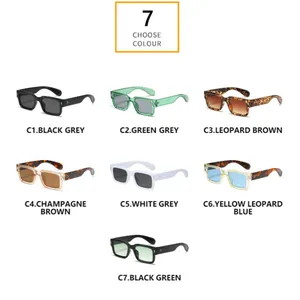 Retro Square Sunglasses for Men and Women Vintage Sunglasses, Brand Designer, New Fashion, Wholesale, 2023 8 Main Sales Replica Wholesale Glasses - №8