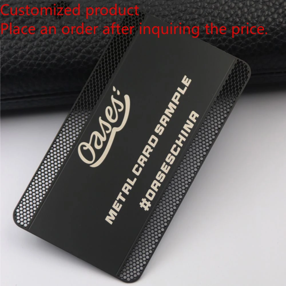 

Customized query 2025 Factory Wholesale Custom Affordable Social Media Integration Hidden Hybrid Black Metal Business Card with