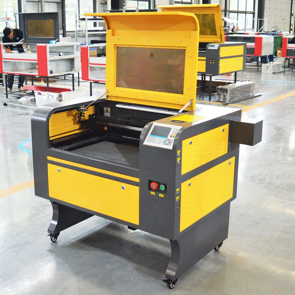 

Gold Seller Dowin 4060 Machine Gravadora Grabadora Wer4060 Machines for Stone Rubber Wood MDF Pape
