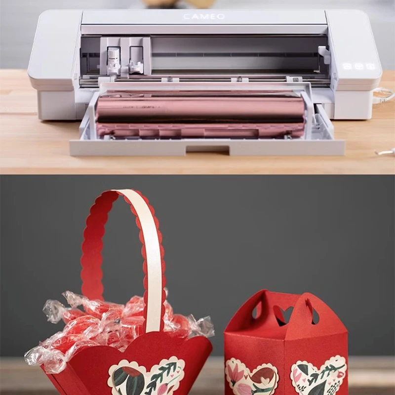 

Automatic DIY Engraving Printer CAMEO4 Plotter Heat Transfer Film Self-adhesive Cardboard PVC Die Cutting Machine Printer