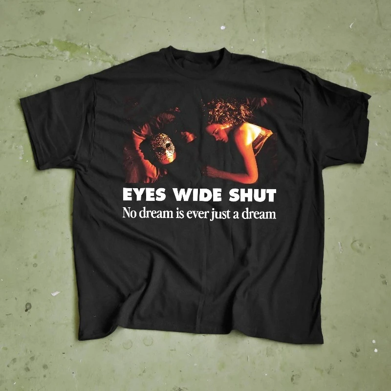 Camiseta Eyes Wide Shut, camiseta del film de Stanley Kubrick, camiseta de cine culto de verano unisex, camiseta de algodón holgada y transpirable