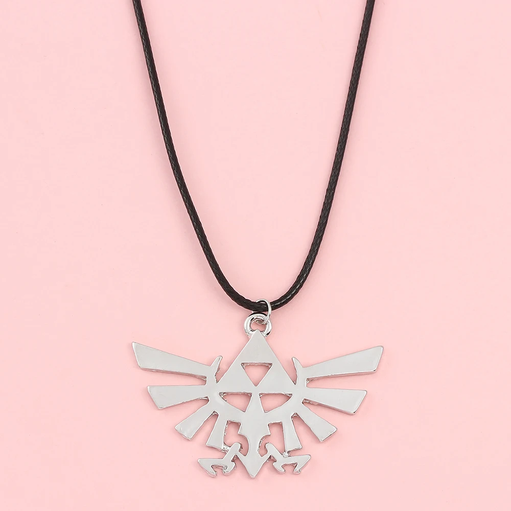 Modische Anime-Spiel-Logo-Halskette, Einfacher Cosplay-Anhänger, Punk-Schmuck, Persönliches Accessoire für Männer – Detail 6