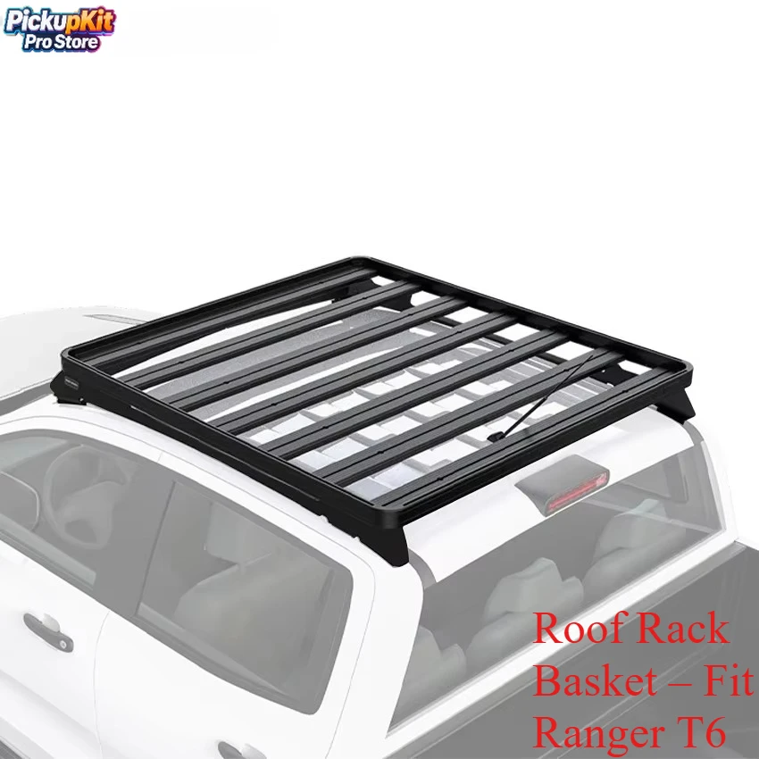 

Высококачественная алюминиевая дорожная багажник на крышу — подходит для багажника для бездорожья Ranger T6 Wildtrak/Raptor