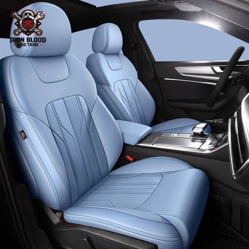 Funda de Asiento de Coche Especial para Zero Puff C16, Universal para Todas las Estaciones, Cobertura Total, Cuero Genuino, Cojín de Asiento de Coche Personalizado