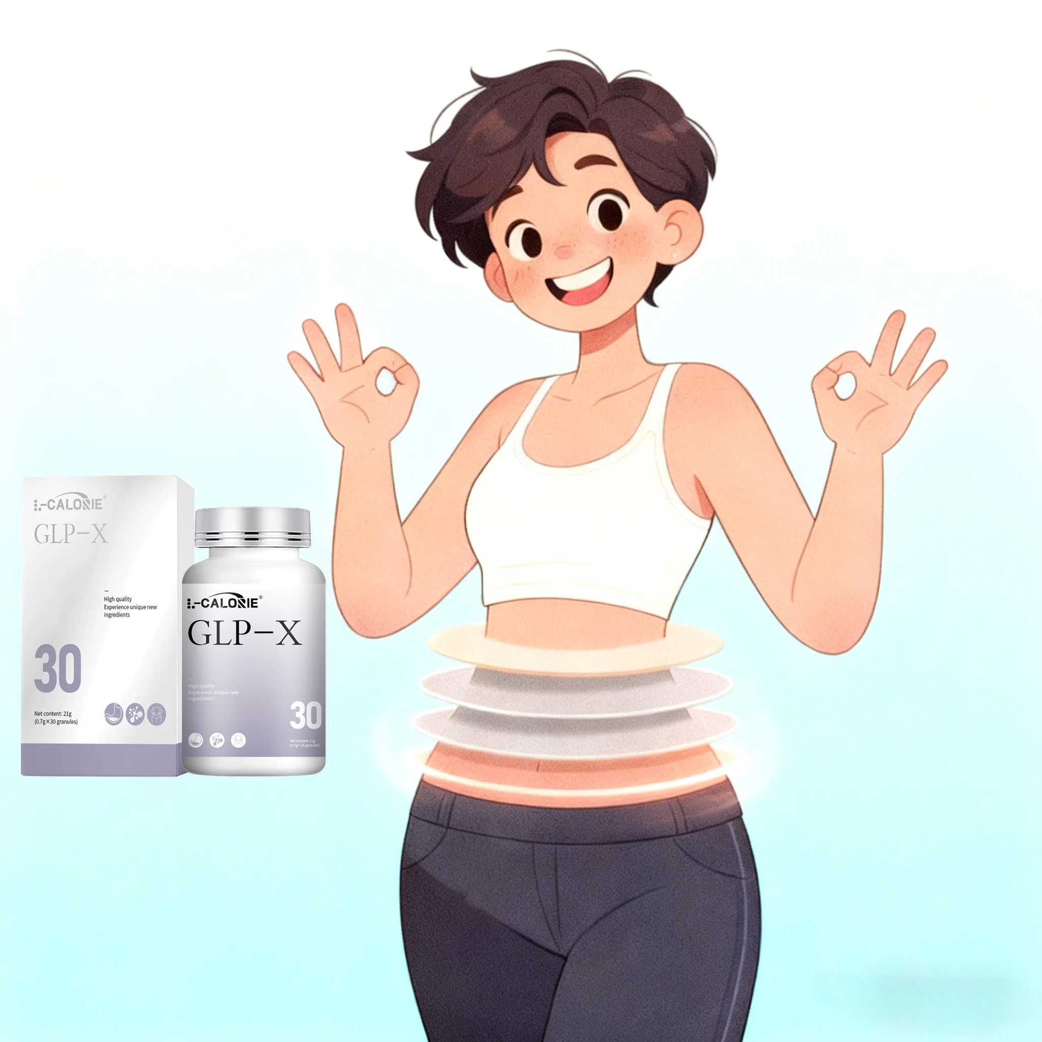 

I-CALONE GLP-X Gel Candy: Improve your physical and mental health, and shape your figure