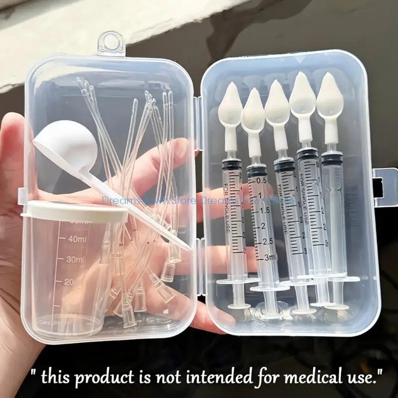 HX6A Light Weight Feeding Set Plastic Handheld Bird Liquid Feeder For Milk Or Medicines Suitable For Parrots And Small Pets