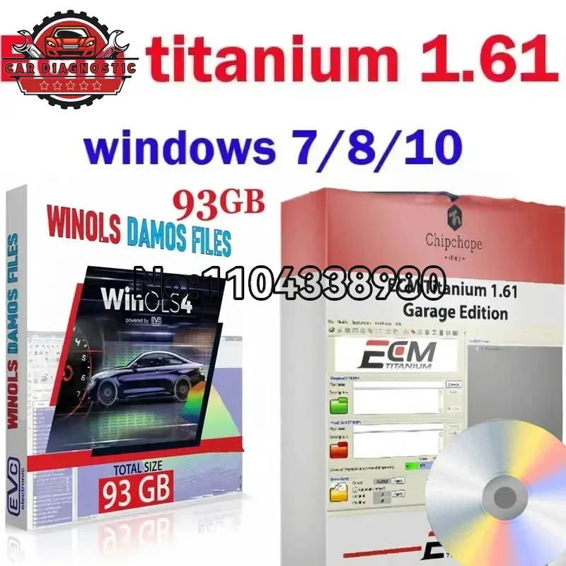 

2025 HOT NEW ECM TITANIUM 1.61 With 26000 + Driver ECM 18259+ Drivers for ecu tool + Winols4.7 Tuning Software windows 7/8/10