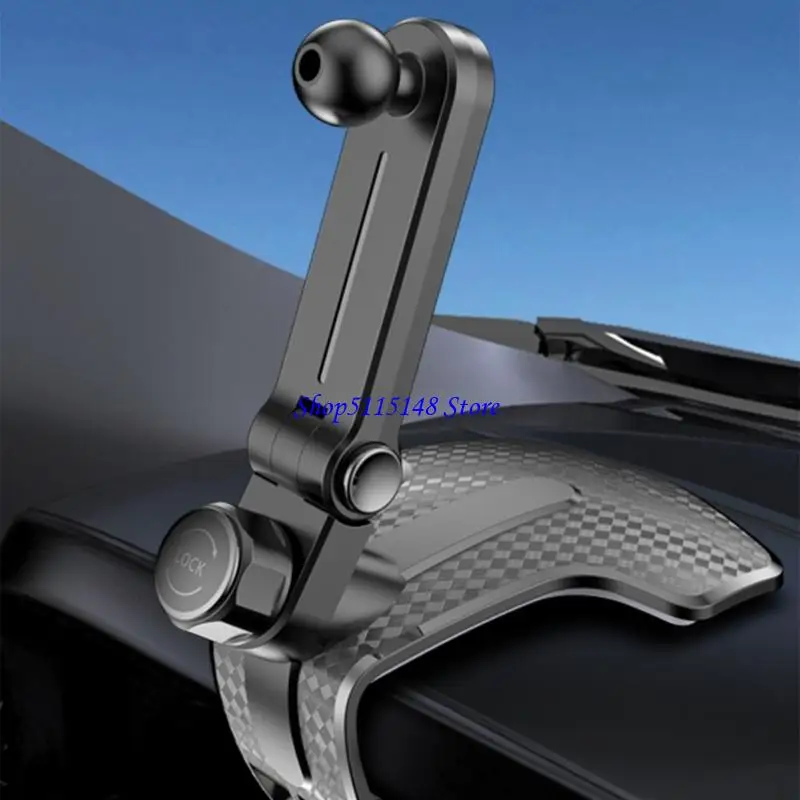 F3MA 17mm 회전 볼 조인트 장착베이스 어댑터 자동차 전화 홀더 및 조절 가능한 회전이있는 내비게이션 마운트