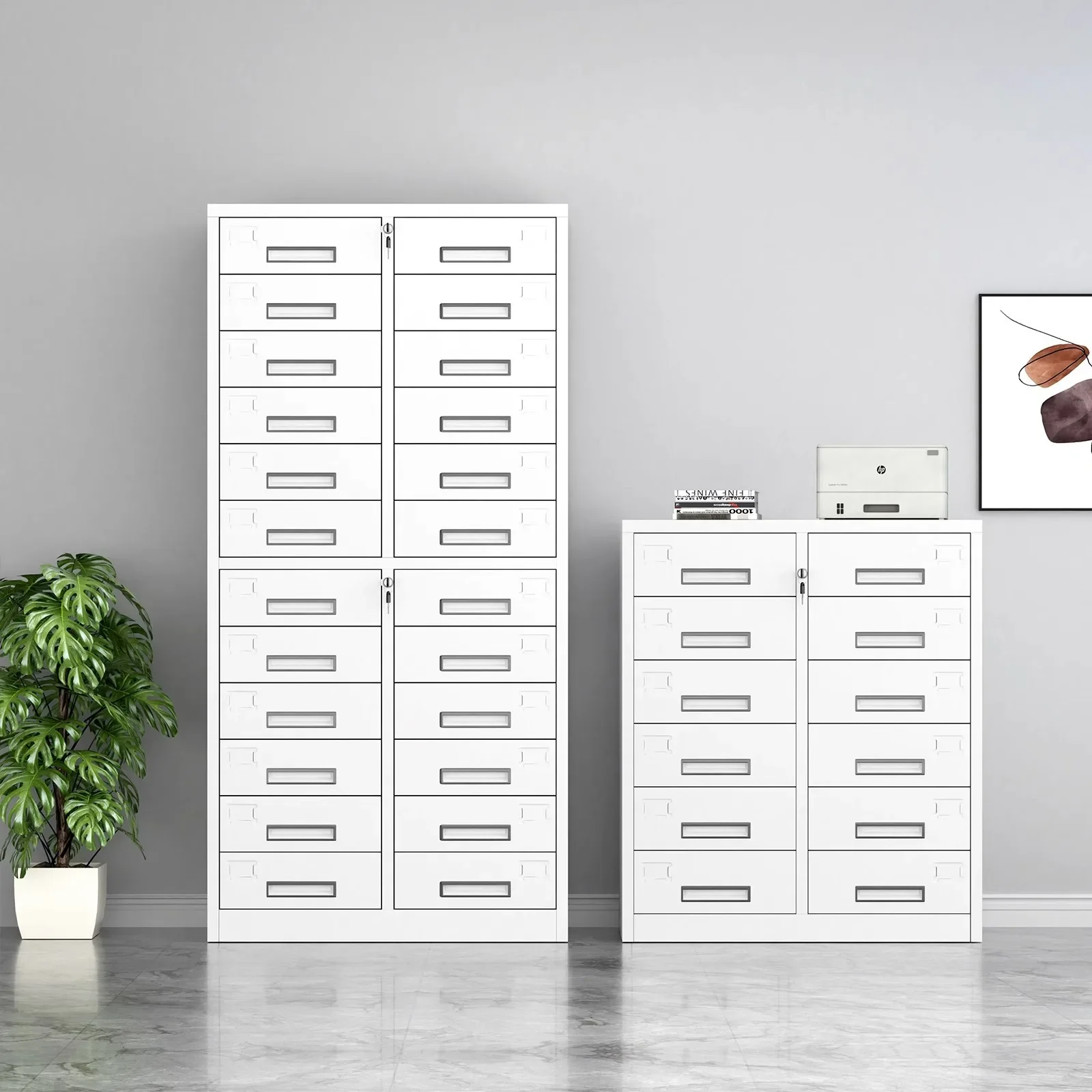 Multi-chest cabinet File cabinet Storage Drawer type classification Layered locker Tool