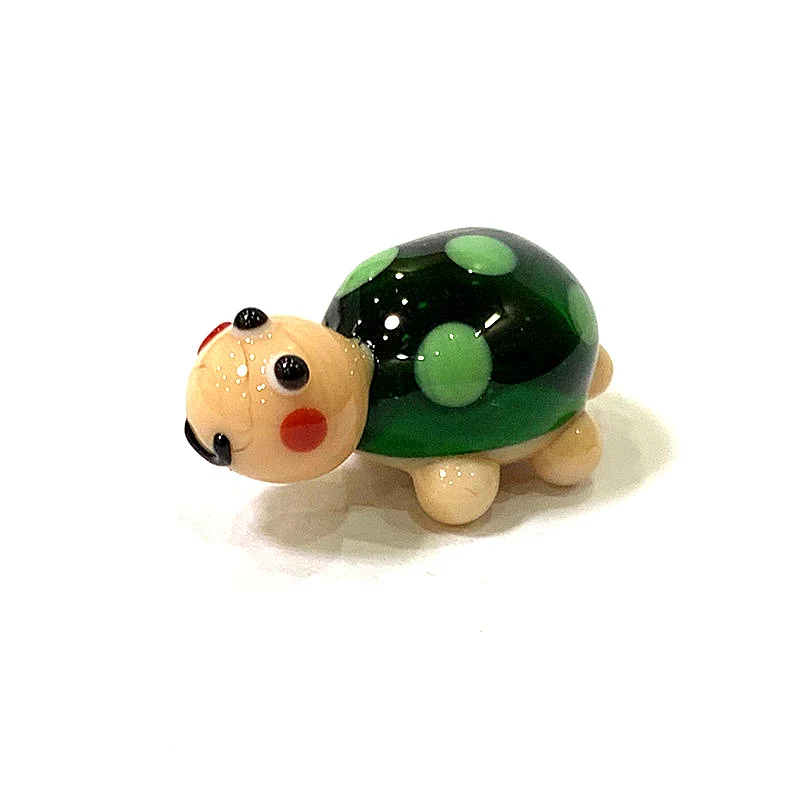 Mini Glas meeres tiere Statuette niedlichen Meeresfisch Delphin Tintenfisch Pinguin Kugelfisch Stachel rochen Walhai Fisch Krabbe Meeres schildkröte Elektrischer Aal Goldfisch Kaninchen Affen Ornamente – Detail 37