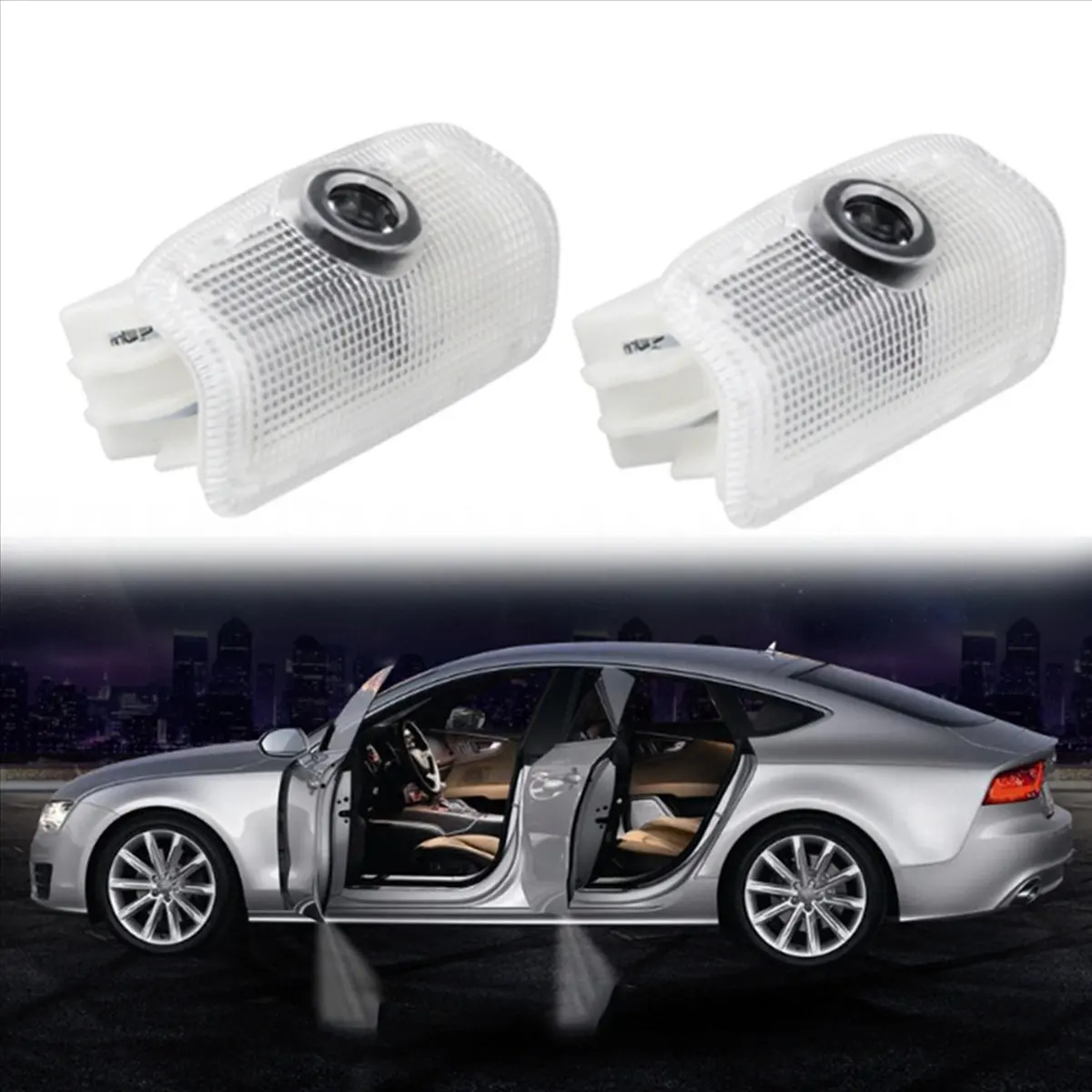 Stable- Car Door LED Logo Projector Lighting Shadow Light Ghost Lamp for Infiniti FX G M EX Q50 Q70 Q60 QX50 QX70 QX80 (24 Pack)