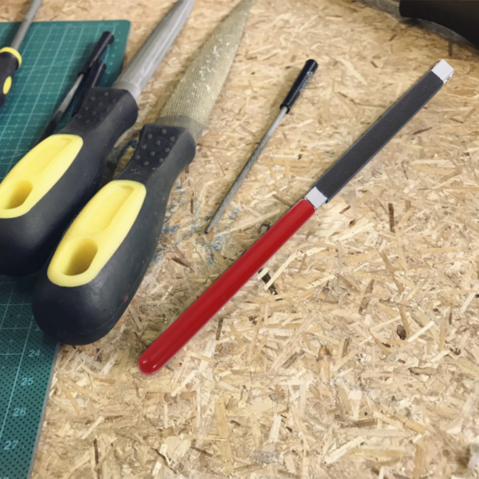 حامل ورق الصنفرة، لوح رفرف مربع، أداة تجليخ متينة لإزالة الصدأ، تلميع سطح الخشب المعدني، إعداد الطحن #1