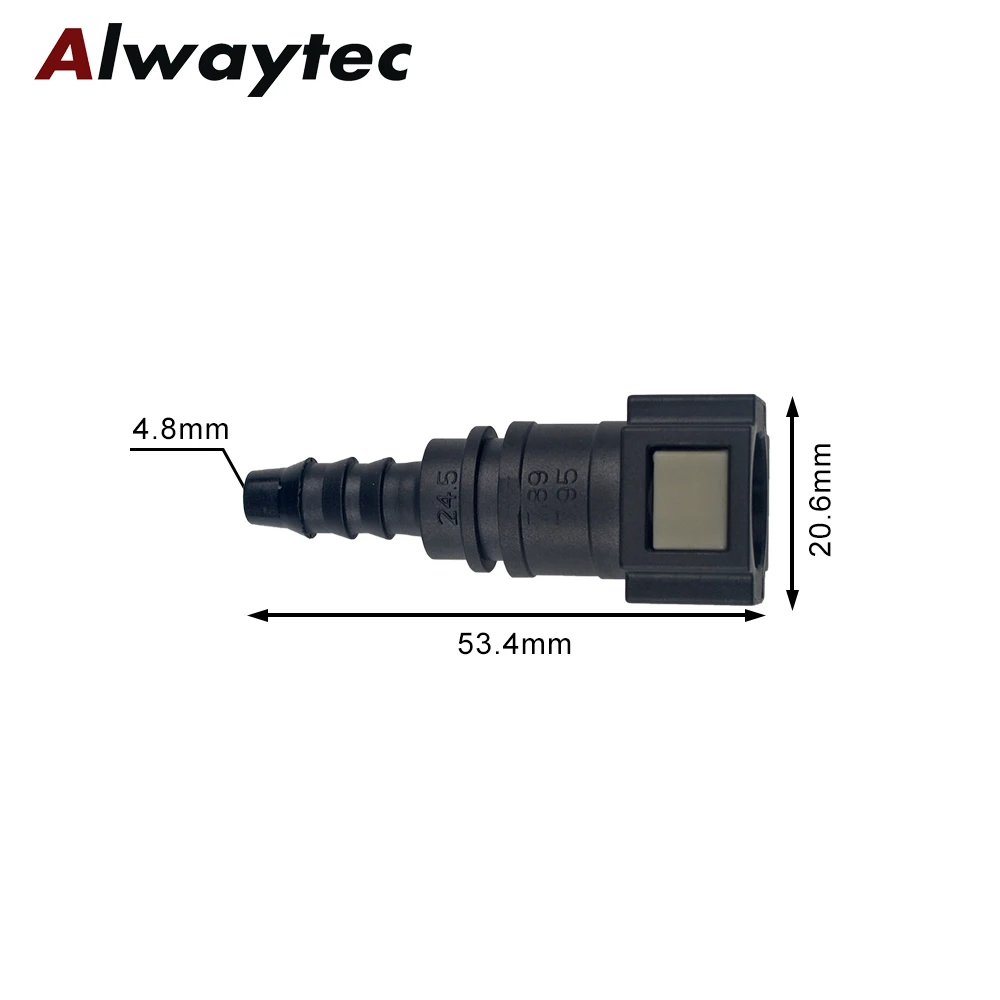 Auto Kraftstoff Linie Schnell Verbinden Schlauch Koppler ID8 7,89 Gummi Nylon Öl Linie Rohr Adapter Trennen Release Schlauch Anschluss für Auto – Detail 7