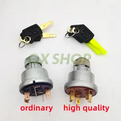 For Caterpillar excavator Ignition Switch 3E-0156 9G764 ,high quality 5P8500 key 5-line Start lock CAT Engine E200B