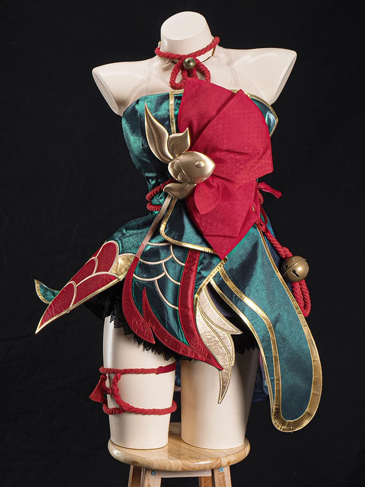 AUF LAGER UWOWO Ahri Cosplay Game Ahri After Hours Mythic Variant Cosplay-Kostüm Halloween-Kostüm Weihnachtskostüm