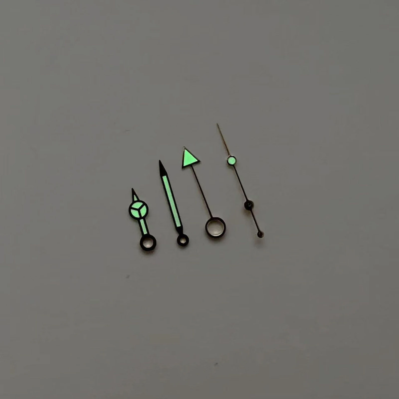 For NH34 Hands Green Luminous 4Pins GMT Hand Rose/Gold Watch Pointers for Nh34 Movement Accessories