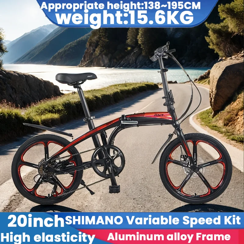 

20inch aluminum alloy technology portable folding bicycle Shimano variable speed double disc brake MFTZ500 tower wheel MTB bike