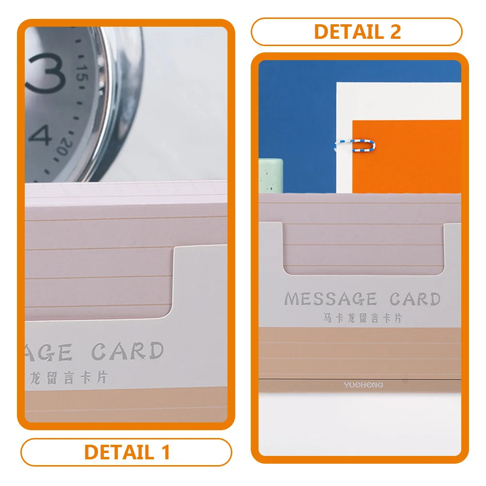 2 Bags Lined Flash Colorful Blank Index Cards Water Resistant Thickened Portable Note Cards For Study Work Travel Planning